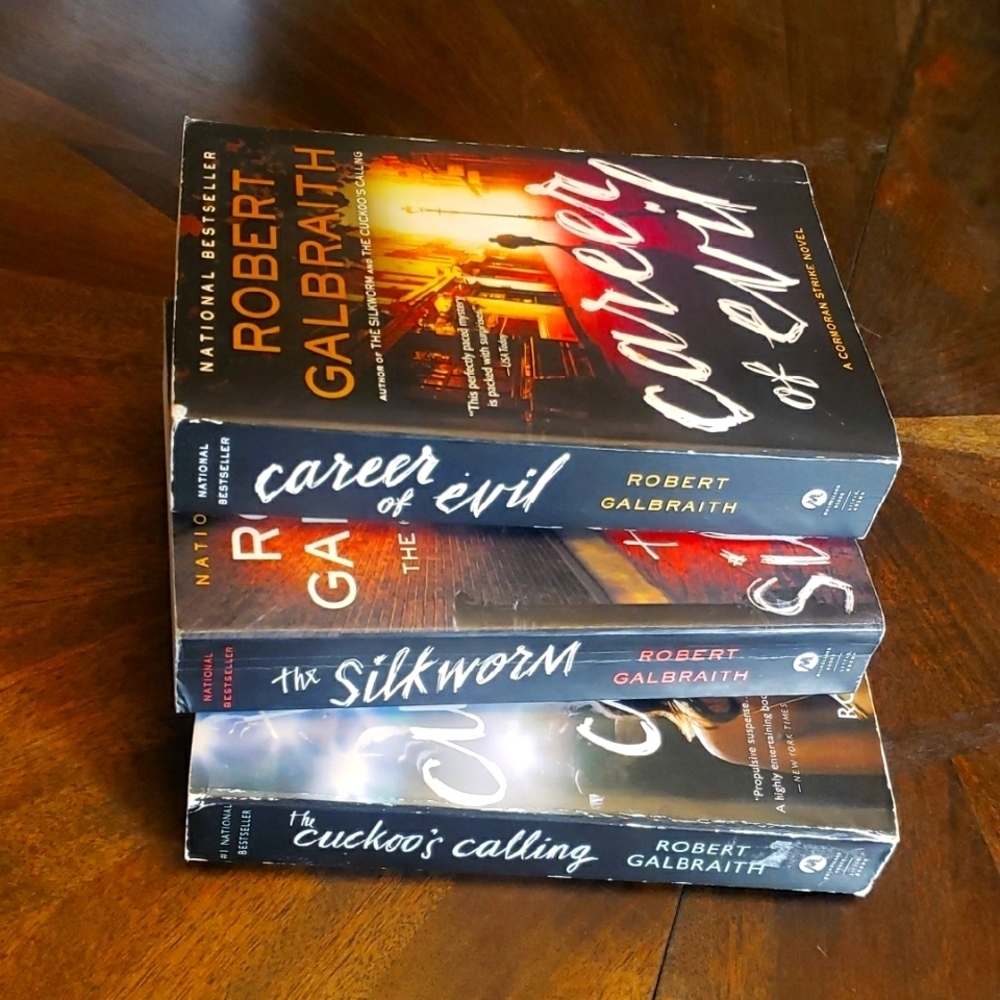 Robert Galbraith Book Set - Black and Red Covers